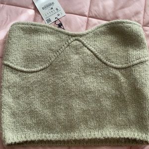 Green Soft Crop Top